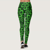 Leggings Guêtres de trèfle du jour de St Patrick (Dos)