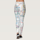 Leggings Guêtres de tubes de Londres (Dos)
