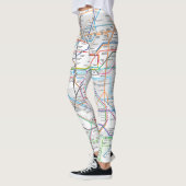 Leggings Guêtres de tubes de Londres (Gauche)