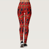 Leggings Guêtres de vacances de piment (Dos)