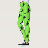Leggings Guêtres de vert de chaux de sorcière de vol (Gauche)