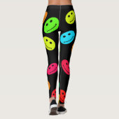 Leggings Guêtres de visage de sourire (Dos)