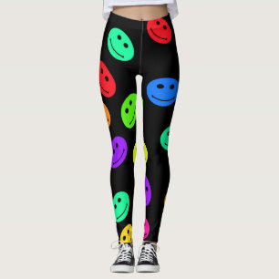Leggings Guêtres de visage de sourire