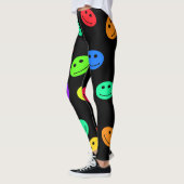 Leggings Guêtres de visage de sourire (Gauche)