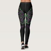 Leggings Guêtres de yoga d'arbre de Bodhi (Dos)
