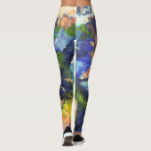 Leggings Guêtres de yoga de plage de CALactive Rosebud (Dos)