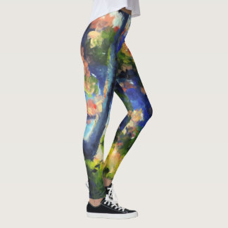 Leggings Guêtres de yoga de plage de CALactive Rosebud