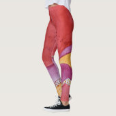 Leggings Guêtres de yoga d'écarlate de CALactive (Gauche)