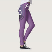 Leggings Guêtres de zPIV de PIVX pourpres (Droite)