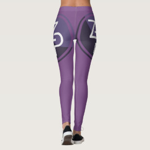 Leggings Guêtres de zPIV de PIVX pourpres