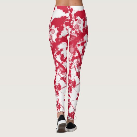 Leggings Guêtres d'éclaboussure de sang (Dos)