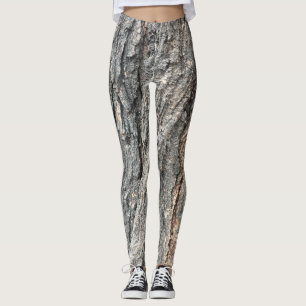 LEGGINGS GUÊTRES D'ÉCORCE D'ARBRE