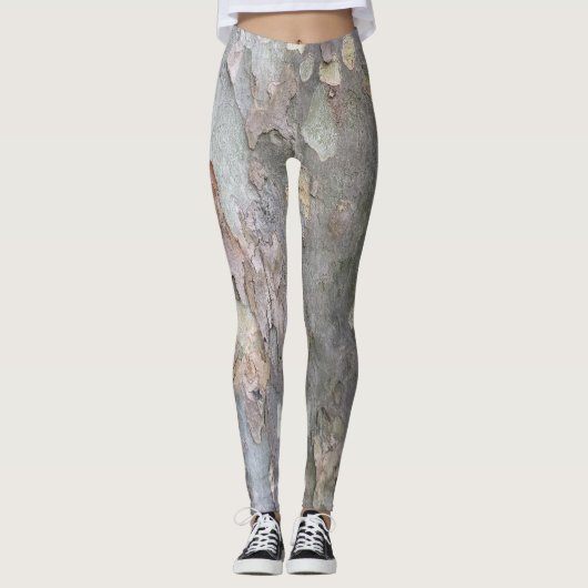 Leggings Guêtres d'écorce d'arbre (Devant)
