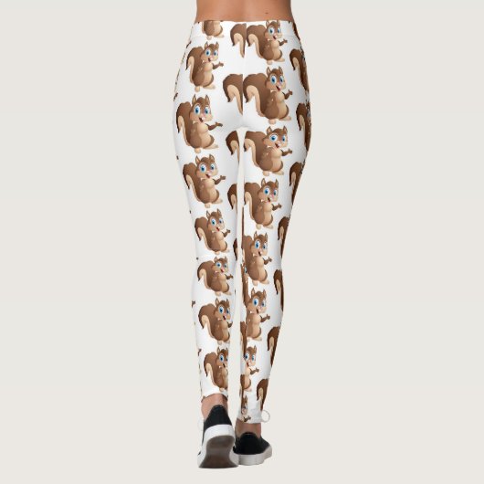 Leggings Guêtres d'écureuil (Dos)