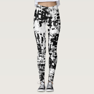 Leggings Guêtres d'embouteillage par la fille de Grafik
