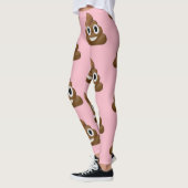 Leggings Guêtres d'Emoji de dunette (Gauche)