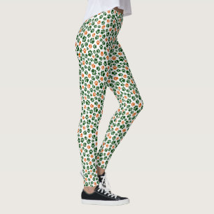 Leggings Guêtres d'empreinte de patte du jour de St Patric