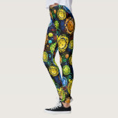 Leggings Guêtres d'énergie de Pickleballs (Gauche)