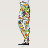 Leggings Guêtres d'énonciations de bande dessinée (Gauche)