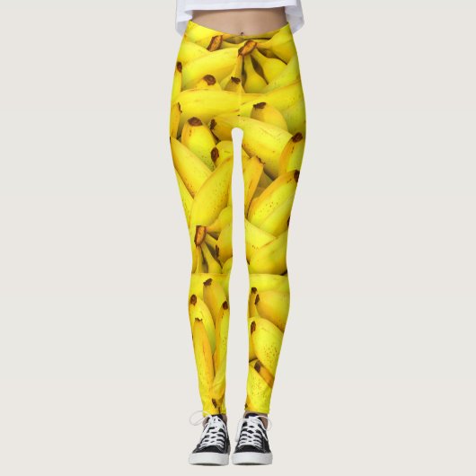 Leggings Guêtres des bananes des femmes (Devant)