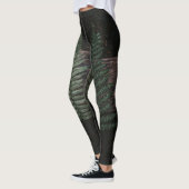 Leggings Guêtres d'étude de fougère (Gauche)