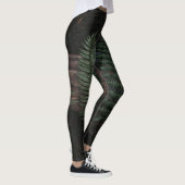 Leggings Guêtres d'étude de fougère (Droite)