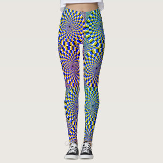 Leggings guêtres d'illusions optiques