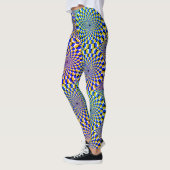 Leggings guêtres d'illusions optiques (Gauche)
