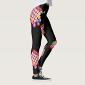 Leggings Guêtres d'impression d'amants de bingo-test de (Droite)
