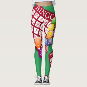 Leggings Guêtres d'impression de conception de cartes de