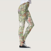 Leggings Guêtres d'impression de fleurs de Nouveau d'art de (Droite)