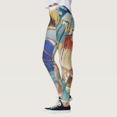 Leggings Guêtres d'impression de Kandinski (Gauche)