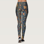 Leggings Guêtres d'impression de Madame Flowers de Nouveau (Dos)