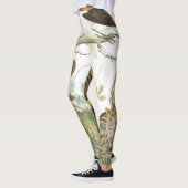 Leggings Guêtres d'impression de nids d'oiseaux de roitelet (Gauche)