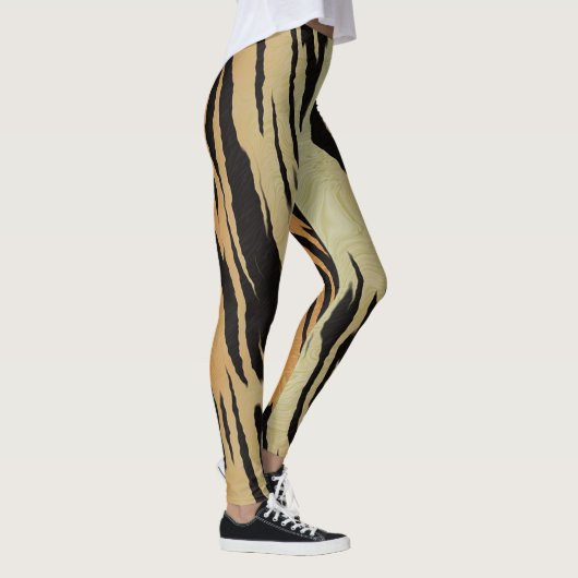 Leggings Guêtres d'impression de tigre (Droite)