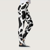 Leggings Guêtres d'impression de vache (Droite)