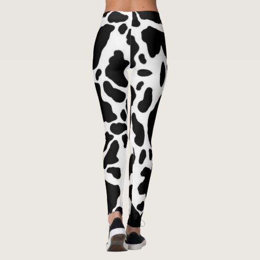 Leggings Guêtres d'impression de vache (Dos)