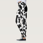 Leggings Guêtres d'impression de vache (Gauche)