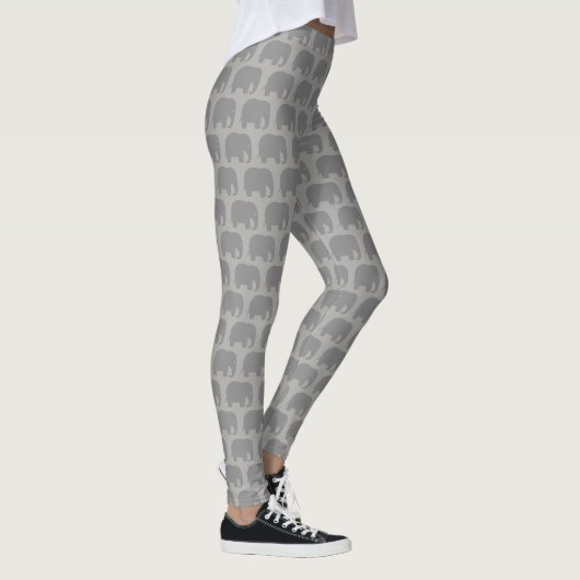Leggings guêtres d'impression d'éléphant (Droite)