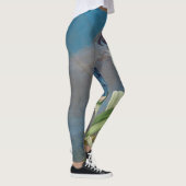 Leggings Guêtres d'impression d'oiseau de perroquet d'ara (Droite)