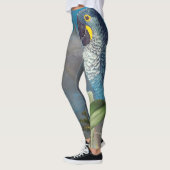 Leggings Guêtres d'impression d'oiseau de perroquet d'ara (Gauche)