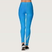 Leggings Guêtres d'infini d'ange bleu (Dos)