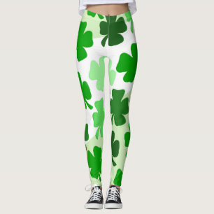 Leggings Guêtres d'Irlandais de shamrocks