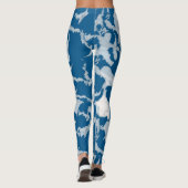 Leggings Guêtres d'océan (Dos)