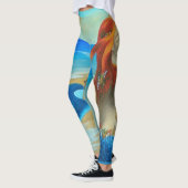 Leggings Guêtres d'océan de guêtres de sirène partout (Gauche)