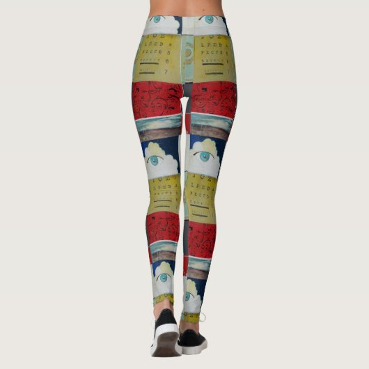 Leggings Guêtres d'oeil (Dos)