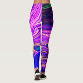 Leggings Guêtres d'ondulation de couleur (Dos)