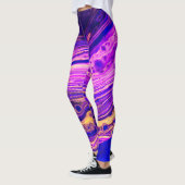 Leggings Guêtres d'ondulation de couleur (Gauche)