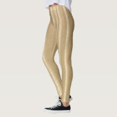 Leggings Guêtres d'or de miroitement (Gauche)