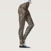 Leggings Guêtres d'or de parties scintillantes de (Droite)